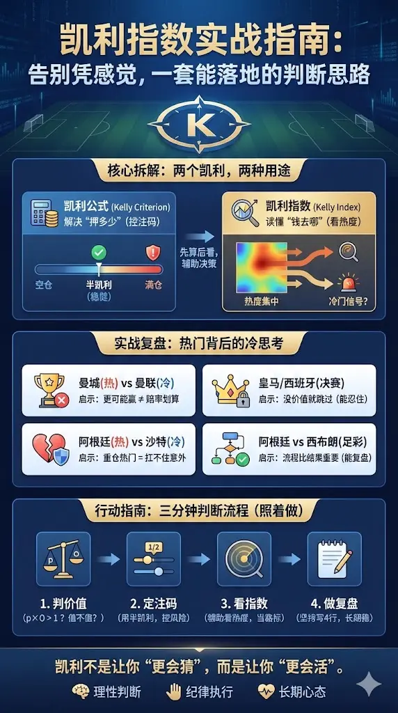 用凯利指数分析比赛：别再凭感觉下单，这套思路让你知道怎么判断、怎么用