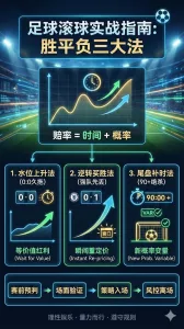 # 足球滚球走地胜平负实战指南-赔率变化逻辑三大入场法10场真实比赛复盘英超欧冠世界杯欧洲杯