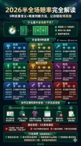 2026半全场赔率完全解读：9种结果含义+精准判断方法，让你轻松博高赔