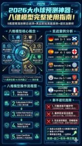 2026大小球预测神器：八维模型完整使用指南！8维度精准拆解总进球+真实欧冠英超案例+避坑全解析