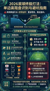 2026单边高阻盘终极识别指南：机构降盘升水就是最大诱导陷阱！真实欧冠英超世界杯案例+5步实操打法
