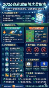 2026竞彩混串博大奖指南：大小球+半全场混串实战技巧，让高难度玩法轻松变现