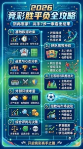 2026竞彩胜平负全攻略：别再靠蒙！这7步让高手一眼看出结果