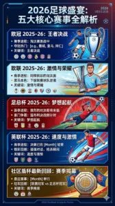 2026欧冠欧联足总杯社区盾杯英联杯全解析
