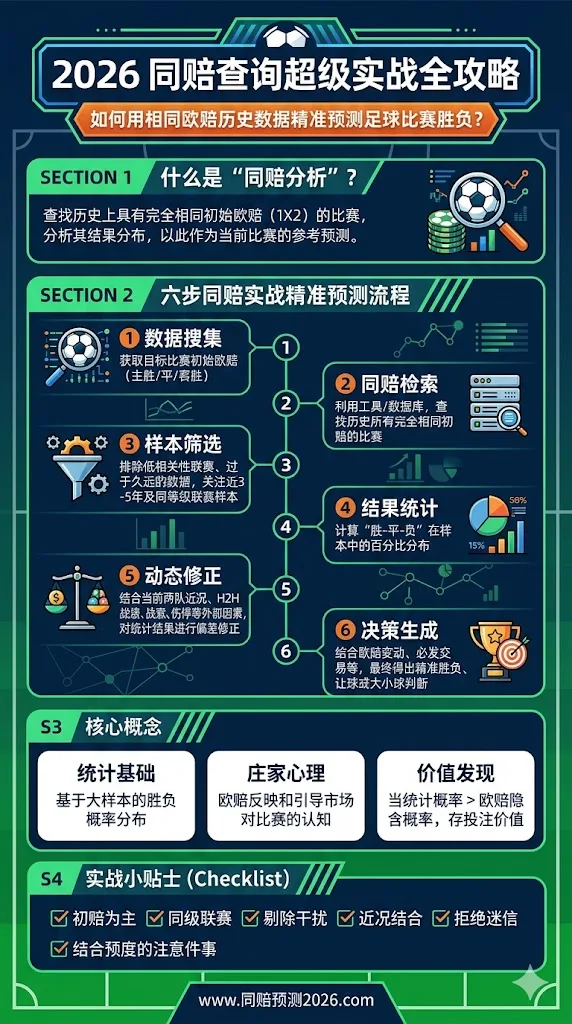 2026同赔查询超级实战全攻略：如何用相同欧赔历史数据精准预测足球比赛胜负？