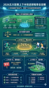 2026五大联赛上下半场进球概率全攻略：上半场破蛋不是运气，而是下半场追球的黄金信号