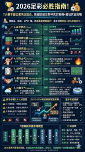 2026足彩必胜指南！7大基本面因素决定胜负，英超欧冠世界杯真实案例+避坑实战攻略