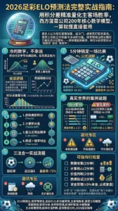2026足彩ELO预测法完整实战指南：用积分差精准量化主客场胜率，西方菠菜公司200年核心数学模型，一算就懂直接套用