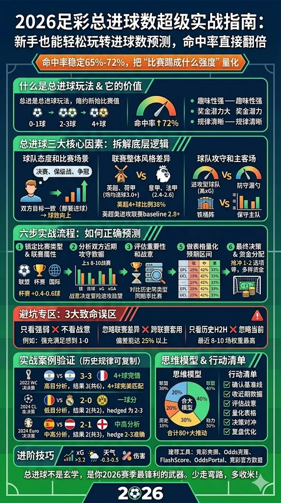 2026足彩总进球数超级实战指南：新手也能轻松玩转进球数预测，命中率直接翻倍