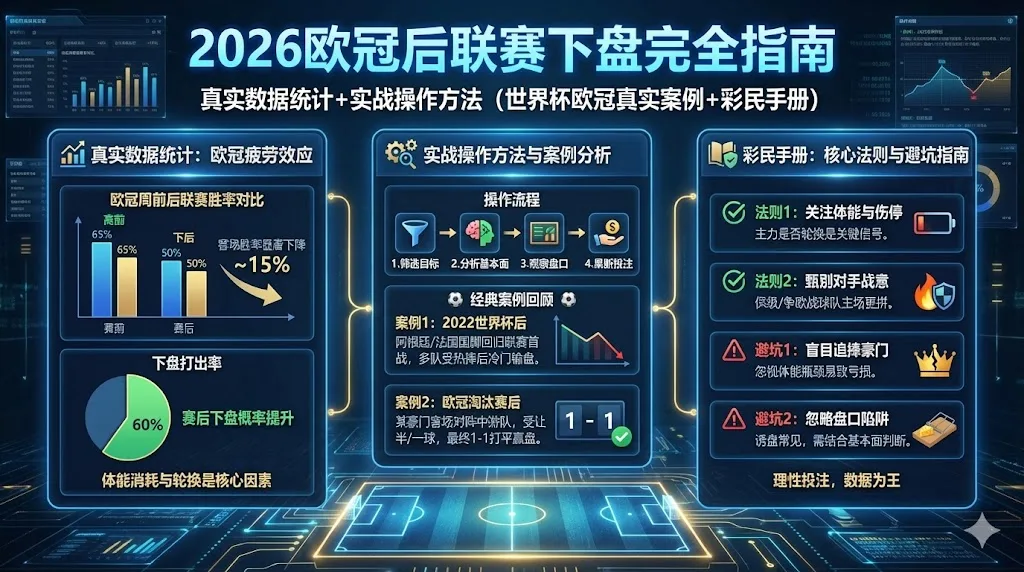 2026欧冠后联赛下盘完全指南：真实数据统计+实战操作方法（世界杯欧冠真实案例+彩民手册）