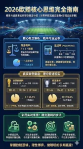 2026欧赔核心思维完全指南：概率与返还率如何帮你稳定中奖（世界杯欧冠真实案例+彩民实战手册）
