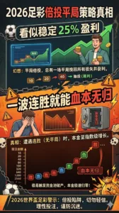 2026足彩倍投平局策略真相：看似稳定25%盈利，实际一波连胜就能血本无归