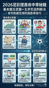 2026足彩提高命中率秘籍：基本面五武器 + 五步实战判断法，老司机都在用的高胜率技巧
