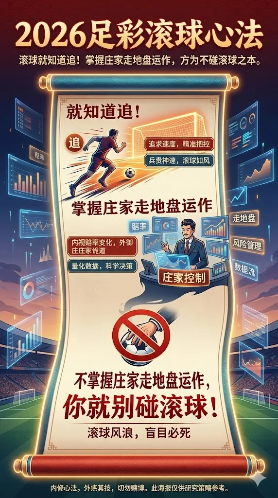 2026足彩滚球心法：就知道追！不掌握庄家走地盘运作，你就别碰滚球！