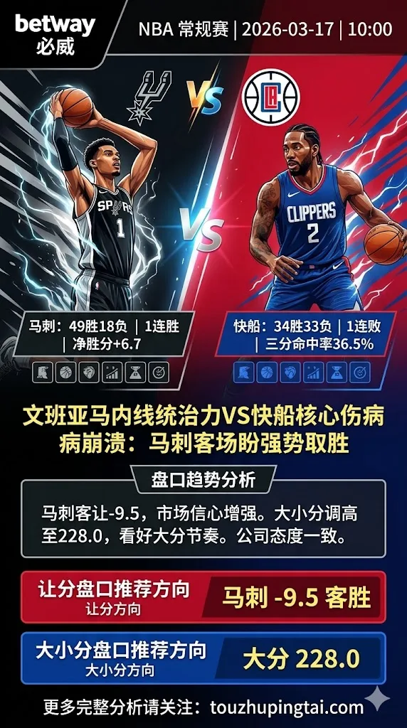 NBA常规赛推荐 马刺vs快船 马刺客场强势取胜