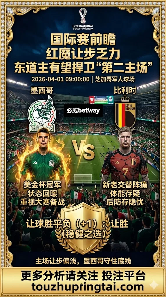 国际赛前瞻 墨西哥VS比利时：红魔让步乏力，东道主墨西哥有望捍卫“第二主场”