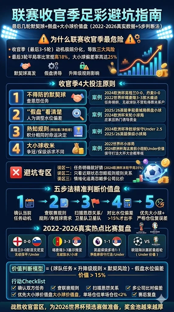 联赛收官季足彩避坑指南