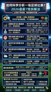 如何科学分析一场足球比赛？2026最新7维拆解法：让预测不再靠蒙，也不是只看赔率
