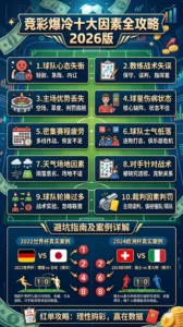竞彩爆冷十大因素全攻略2026版：心态教练主场球星十大实战避坑指南（2024欧洲杯2022世界杯真实案例详解）