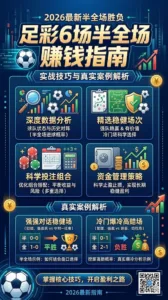 足彩6场半全场怎么买才能赚钱？2026最新半全场胜负实战技巧与真实案例解析