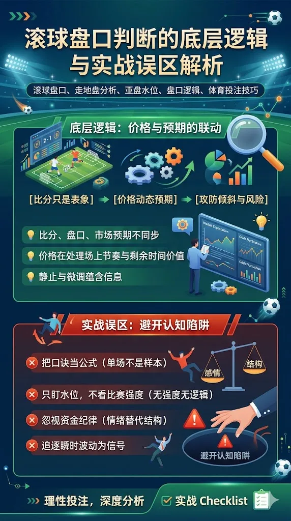 滚球盘口判断的底层逻辑与实战误区解析