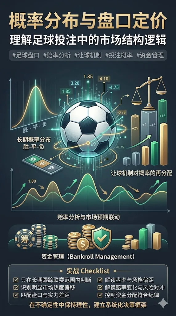 概率分布与盘口定价：理解足球投注中的市场结构逻辑
