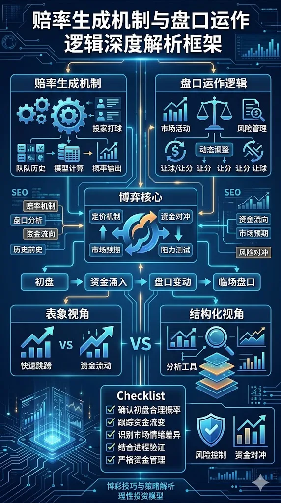 赔率生成机制与盘口运作逻辑深度解析框架