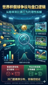 世界杯假球争议与盘口逻辑：从赔率到比赛行为的理性拆解