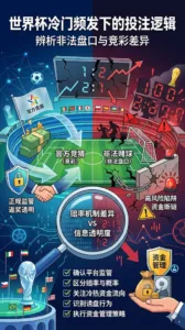 世界杯冷门频发下的投注逻辑：辨析非法盘口与竞彩差异