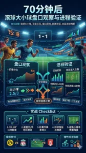70分钟后滚球大小球的盘口观察与进程验证