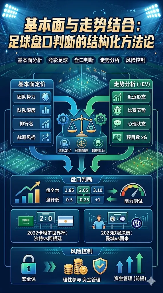 基本面与走势结合：足球盘口判断的结构化方法论