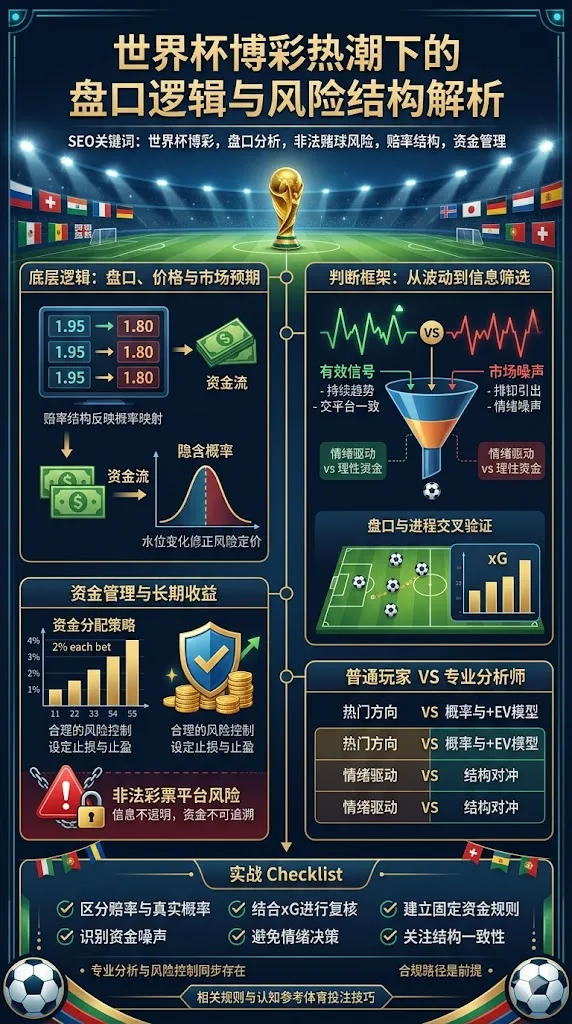 世界杯博彩热潮下的盘口逻辑与风险结构解析