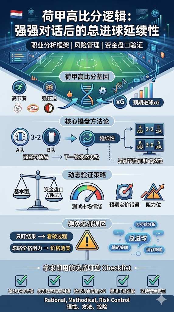 荷甲高比分逻辑：强强对话后的总进球延续性