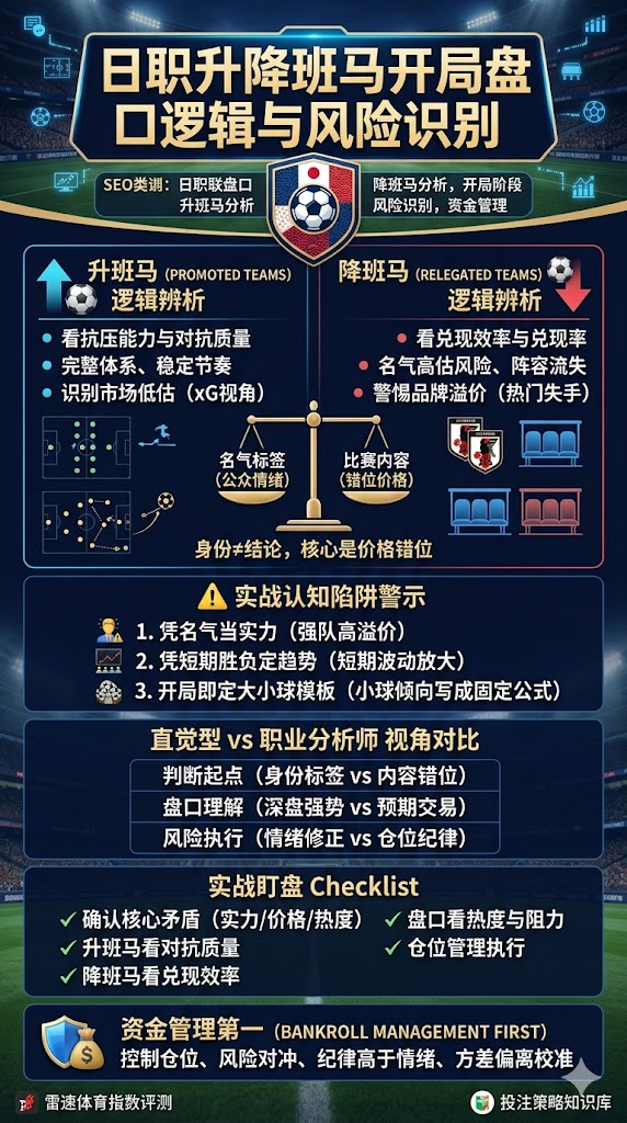 日职升降班马开局盘口逻辑与风险识别