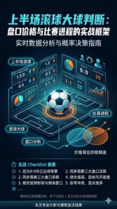 上半场滚球大球判断：盘口价格与比赛进程的实战框架