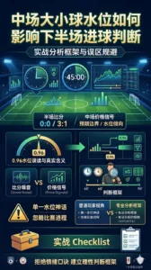 中场大小球水位如何影响下半场进球判断