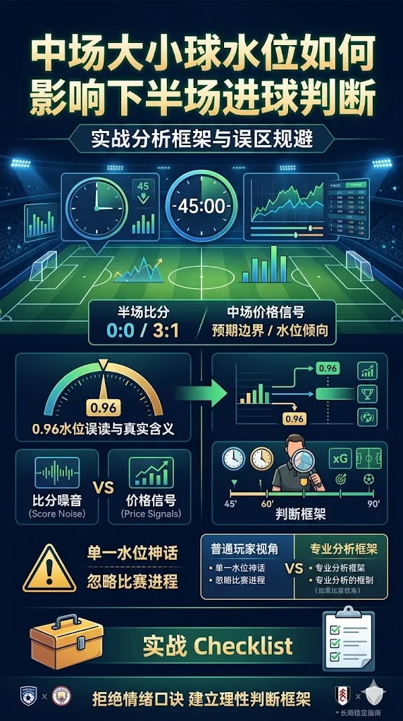 中场大小球水位如何影响下半场进球判断