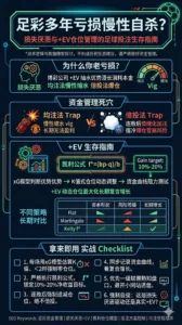 足彩多年亏损慢性自杀？损失厌恶与+EV仓位管理的足球投注生存指南