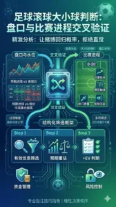 足球滚球大小球判断：盘口与比赛进程的交叉验证