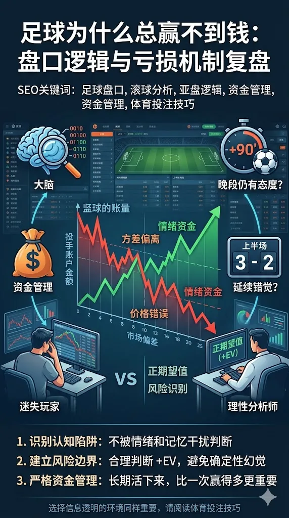 足球为什么总赢不到钱：盘口逻辑与亏损机制复盘