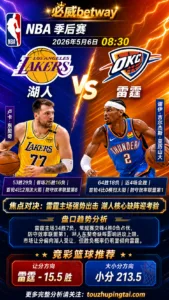 NBA季后赛 湖人 vs 雷霆 雷霆主场优势更清晰