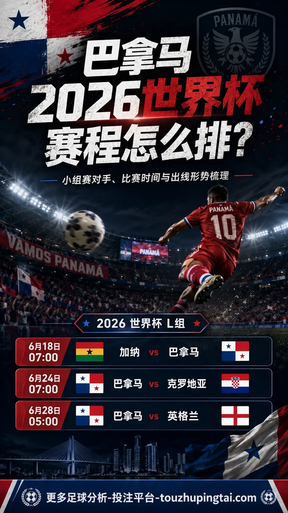 巴拿马2026世界杯赛程怎么排？