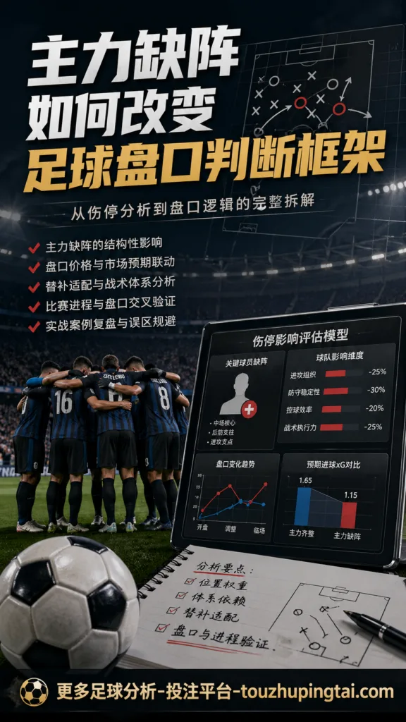 主力缺阵如何改变足球盘口判断框架