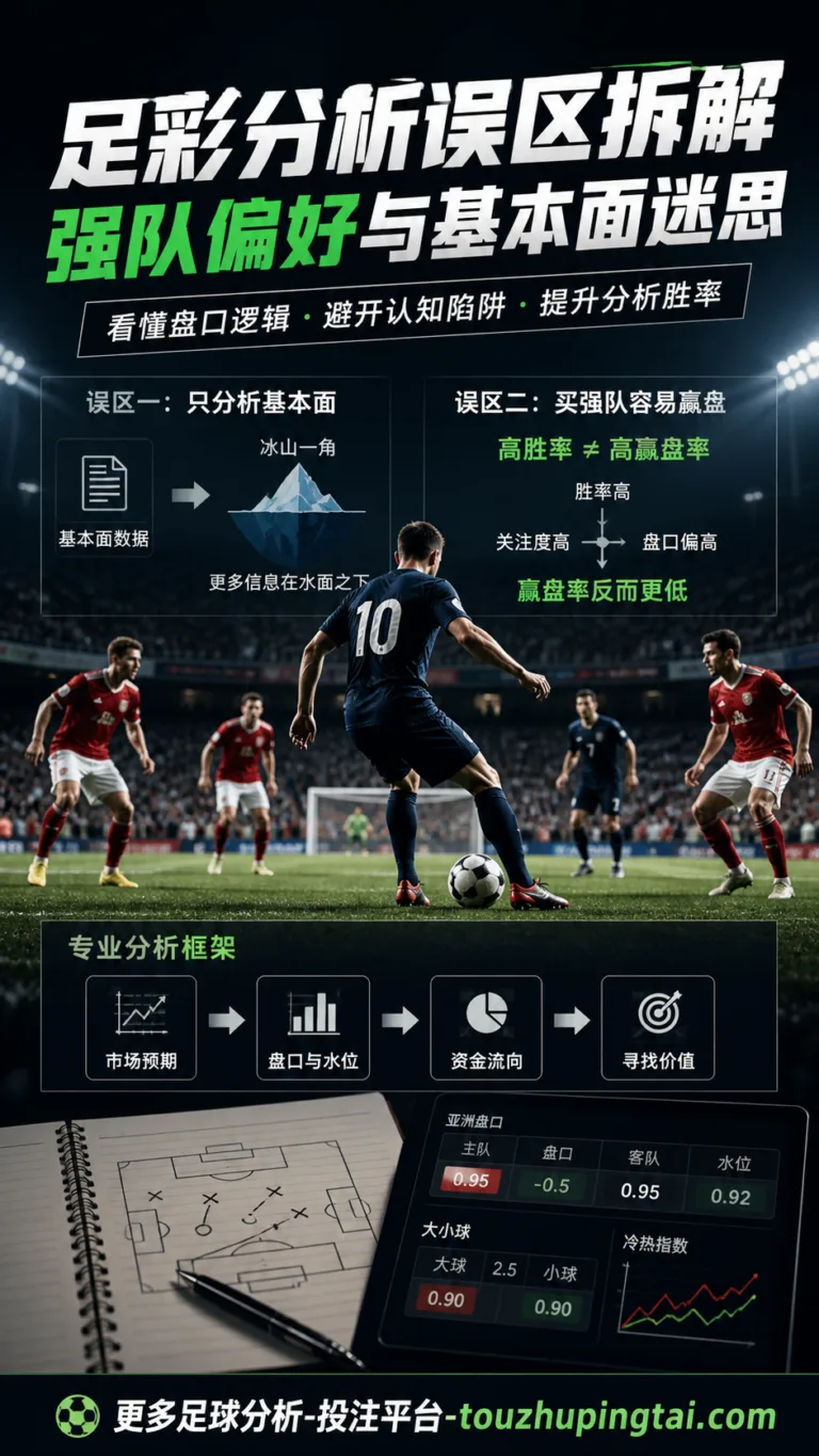 足彩分析误区拆解：强队偏好与基本面迷思的底层逻辑