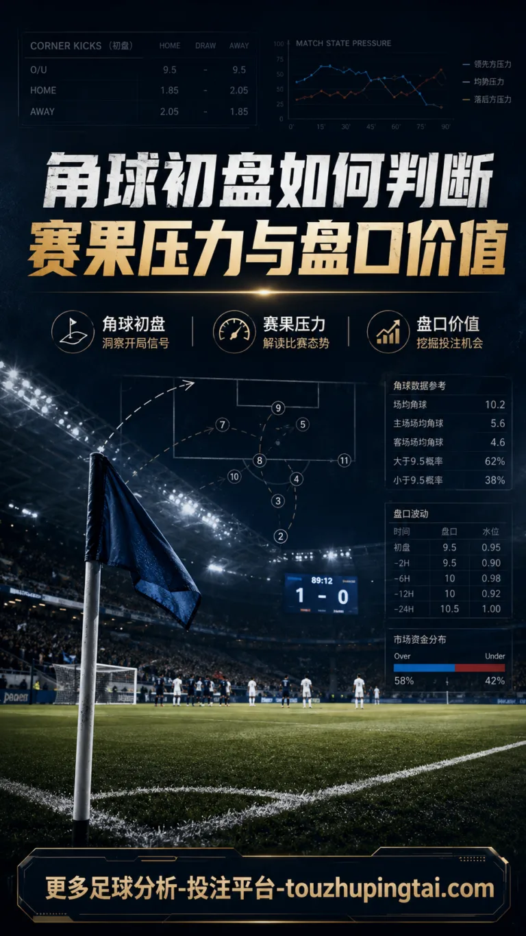角球初盘如何判断赛果压力与盘口价值