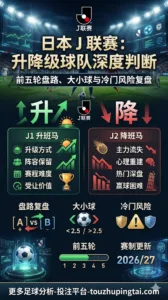 日本J联赛升班马和降班马怎么判断？前五轮盘路、大小球与冷门风险复盘