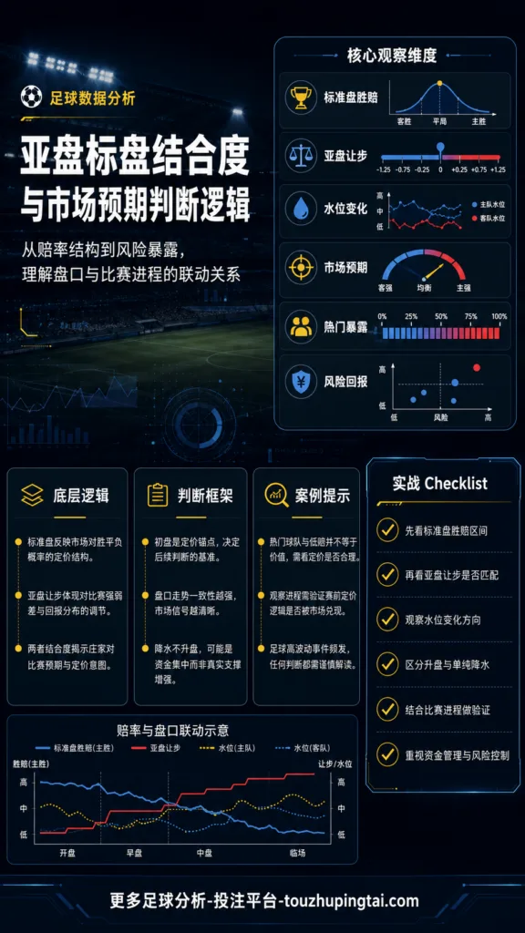亚盘标盘结合度与市场预期判断逻辑