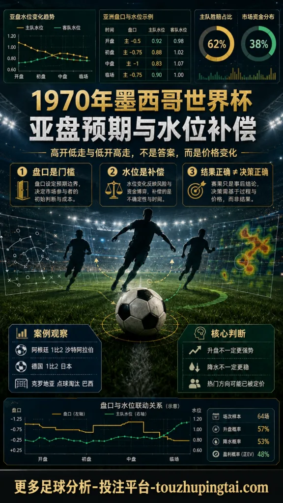 1970年墨西哥世界杯亚盘预期与水位补偿
