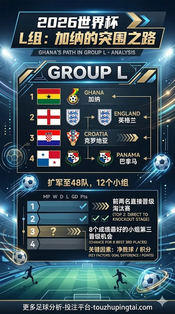 2026世界杯加纳被分到哪组？