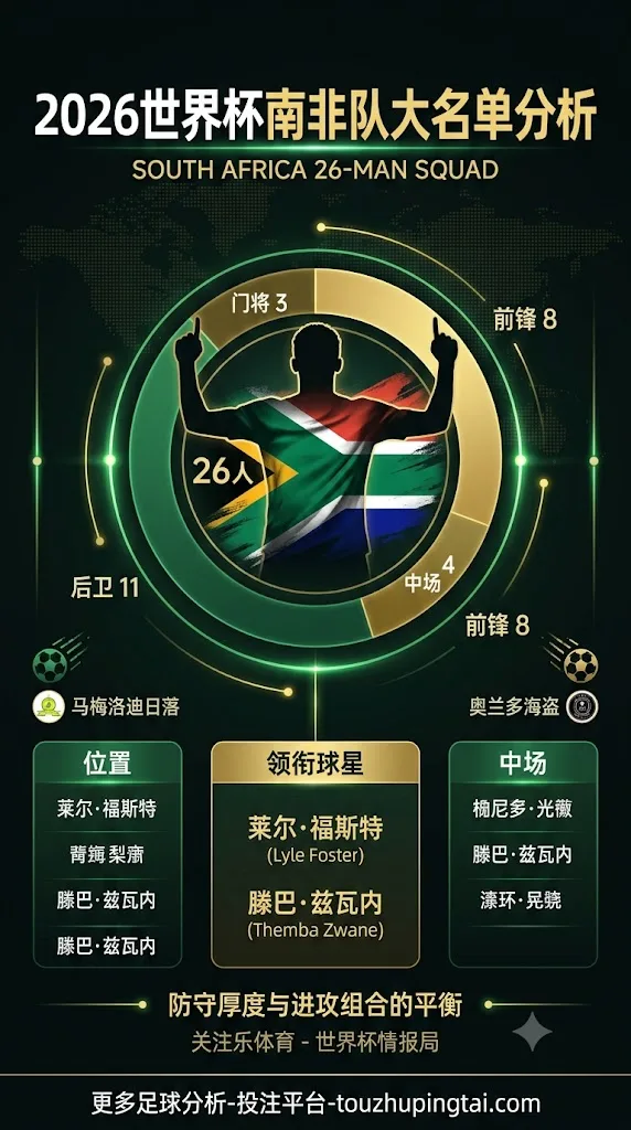 2026世界杯南非队名单都有谁？
